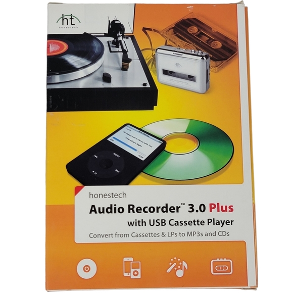 Honestech Audio Recorder 3.0 Plus with USB Cassette Player - Picture 7 of 9